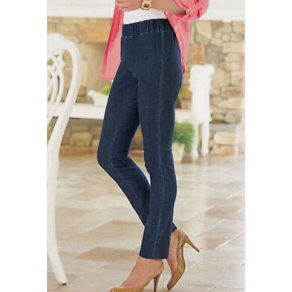 Soft Surroundings Denim - Soft surroundings Jean metro denim pull on jean legging medium